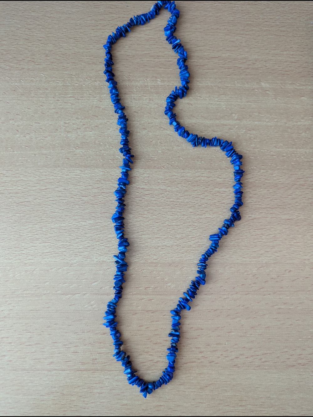 Lapis Lazuli Chip Bead Necklace